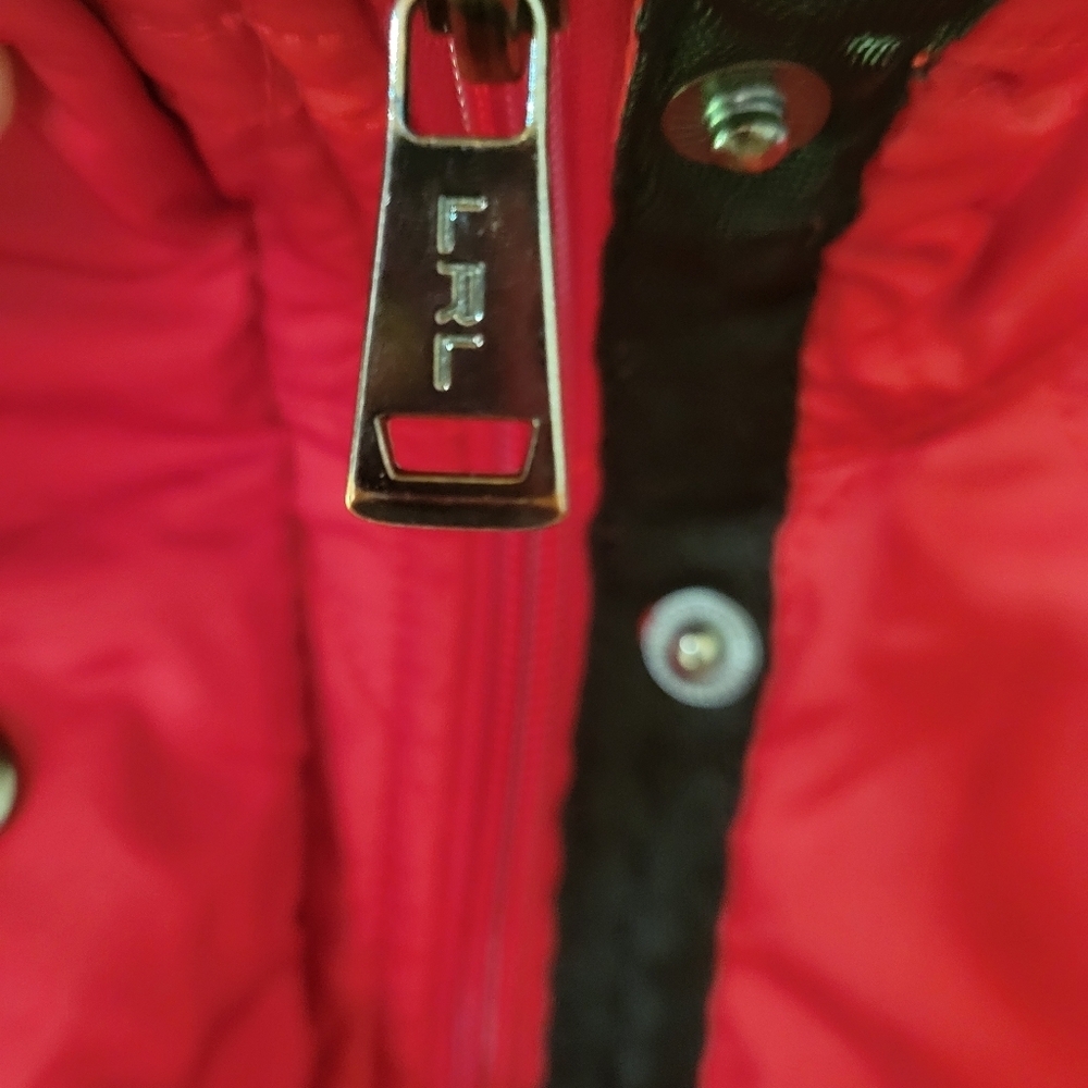 L-RL Women's Red Quilted Jacket - Picture 7 of 16